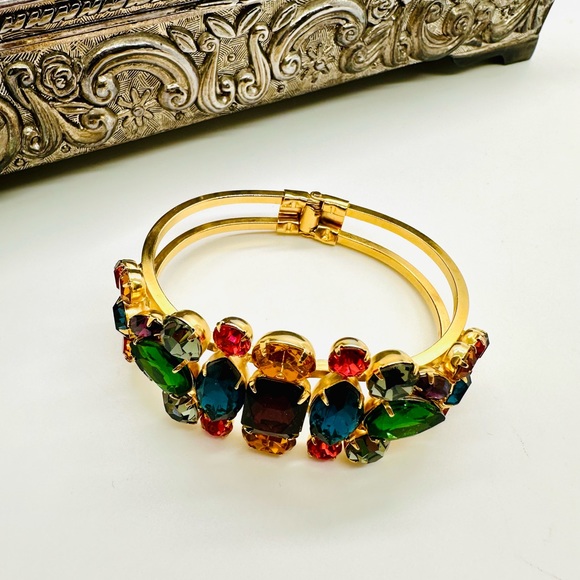 Vintage Fruit Salad Crystal Bracelet - Picture 11 of 12